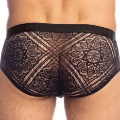 L'Homme invisible Slips Sexy|Poche Ergonomique-Slip Push Up Black Magic Noir