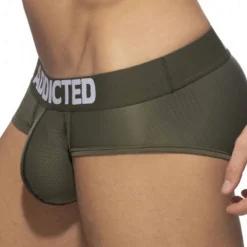 Addicted Sous-Vêtements Push Up|Push Up-Slip Push Up Mesh Kaki