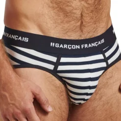 Garçon Français Slips-Slip Rayure Marinière