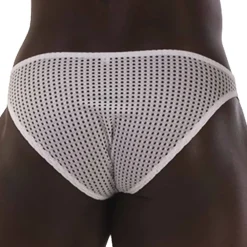 Barcode Slips Sexy-Slip Reigi Mesh Blanc