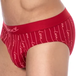 Emporio Armani Slips-Slip Saint-Valentin Imprimé Rouge