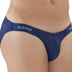 Clever Slips Tanga|Mini Slips-Slip Secrets Mesh Bleu Marine