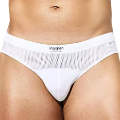 Intymen Slips Sexy-Slip Shadow Mesh Blanc