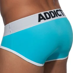 Addicted Push Up|Maillots De Bain Push Up-Slip Swimderwear Push Up Turquoise - Blanc