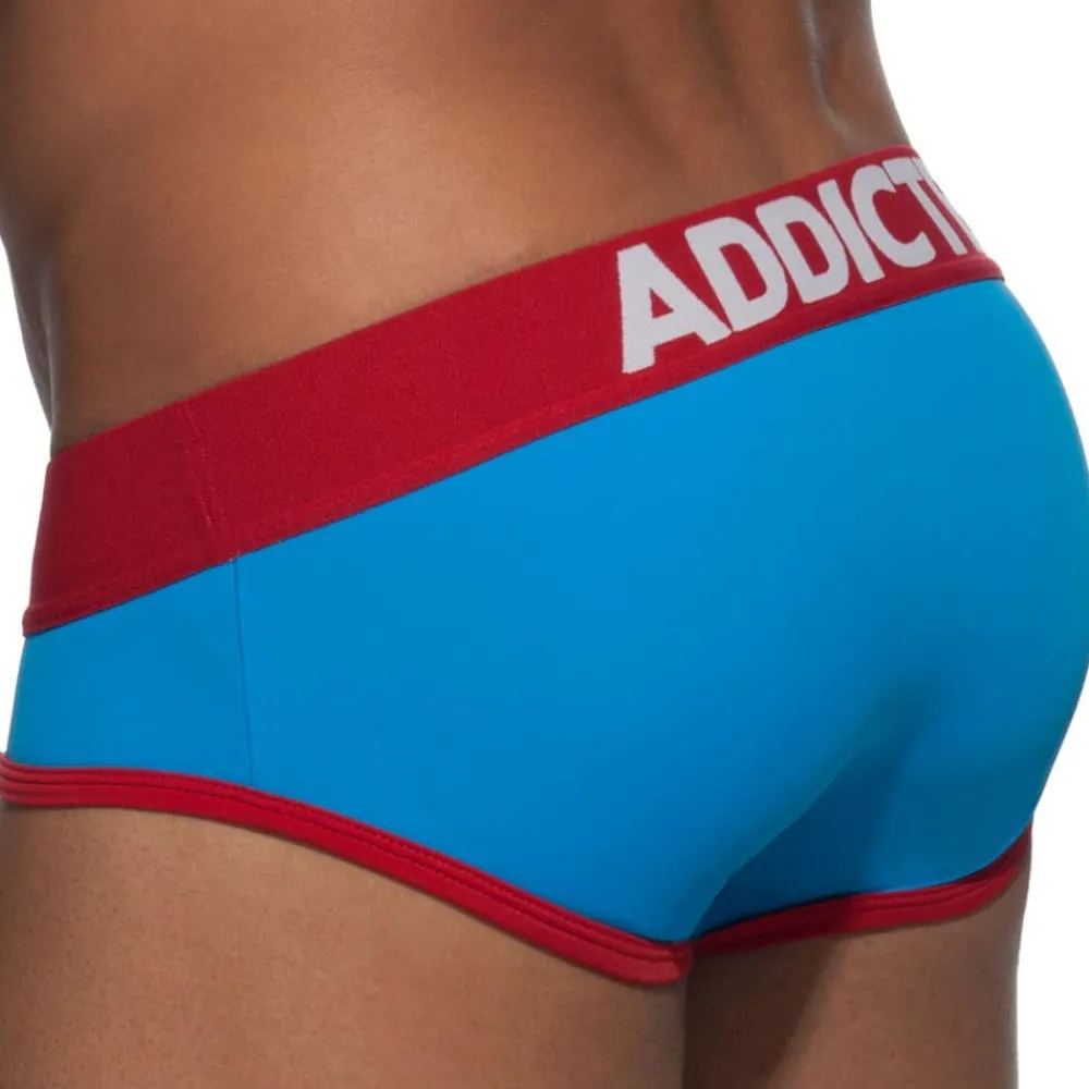 Addicted Push Up|Maillots De Bain Push Up-Slip Swimderwear Push Up Bleu - Rouge
