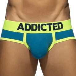 Addicted Sous-Vêtements Push Up|Push Up-Slip Swimderwear Push Up Dot Dot Dot Bleu Paon