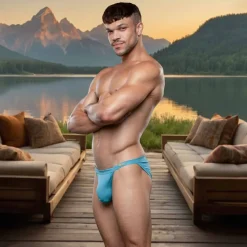 Andrew Christian Poche Ergonomique|Slips Tanga-Slip Tanga Almost Naked 