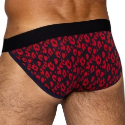 Bike Slips Tanga|Slips-Slip Tanga Coton Léopard