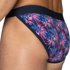 Bike Slips Tanga|Slips-Slip Tanga Coton Palm Party