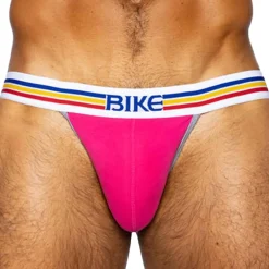 Bike Slips Tanga|Slips-Slip Tanga Coton Rose
