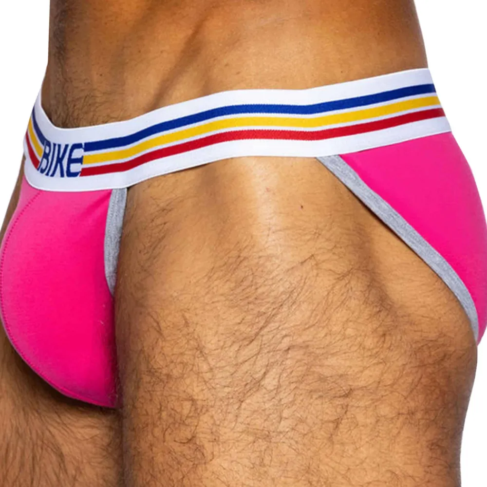 Bike Slips Tanga|Slips-Slip Tanga Coton Rose