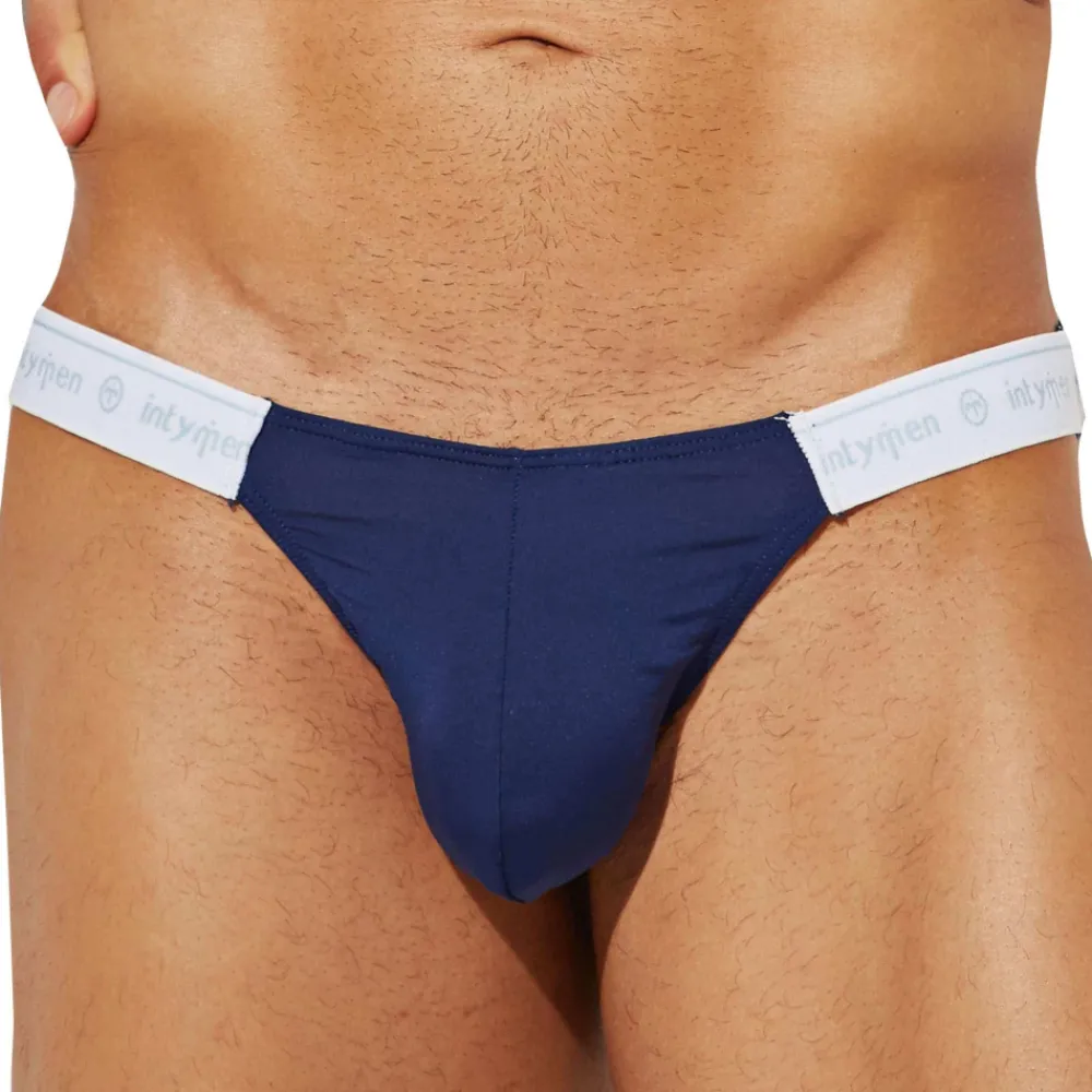 Intymen Slips Tanga|Slips-Slip Tanga Feel Bleu Marine
