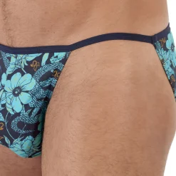 HOM Slips Tanga|Slips-Slip Tanga Funky Styles Bleu