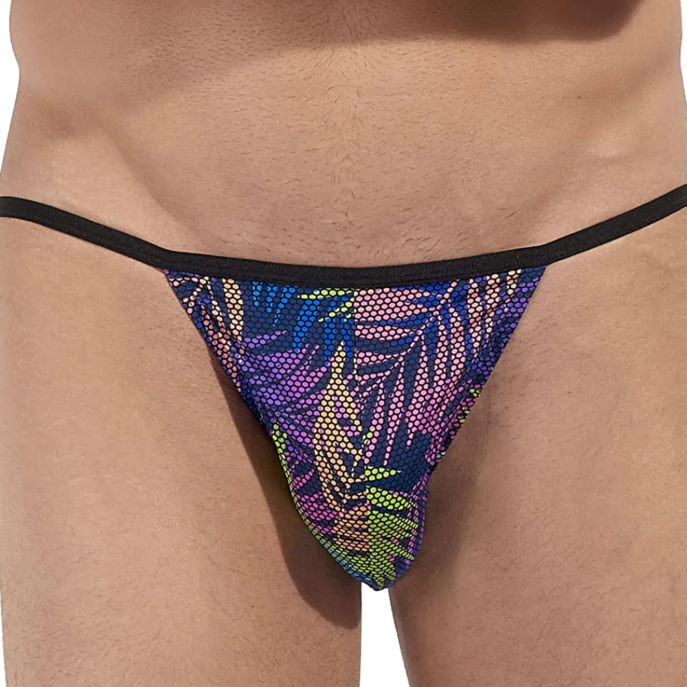 HOM Slips Tanga|Slips-Slip Tanga Funky Styles Marine - Rose
