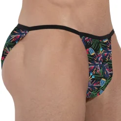 HOM Slips Tanga|Slips-Slip Tanga Funky Styles Noir
