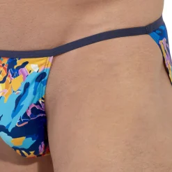 HOM Slips Tanga|Slips-Slip Tanga Funky Styles Turquoise