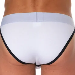 SKU Slips Tanga|Slips-Slip Tanga Logo Coton Blanc