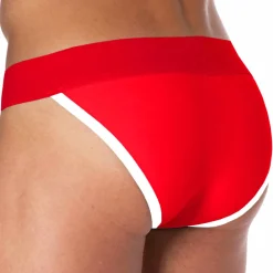 SKU Slips Tanga|Slips-Slip Tanga Logo Coton Rouge