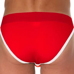 SKU Slips Tanga|Slips-Slip Tanga Logo Coton Rouge