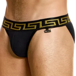 Modus Vivendi Slips Tanga|Slips-Slip Tanga Meander Noir