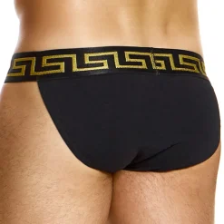 Modus Vivendi Slips Tanga|Slips-Slip Tanga Meander Noir