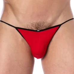 SKU Slips Sexy|Slips Tanga-Slip Tanga Mini Coton Rouge