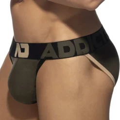 Addicted Sous-Vêtements Push Up|Push Up-Slip Tanga Naked Feeling Push Up Kaki