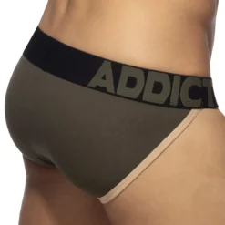 Addicted Sous-Vêtements Push Up|Push Up-Slip Tanga Naked Feeling Push Up Kaki