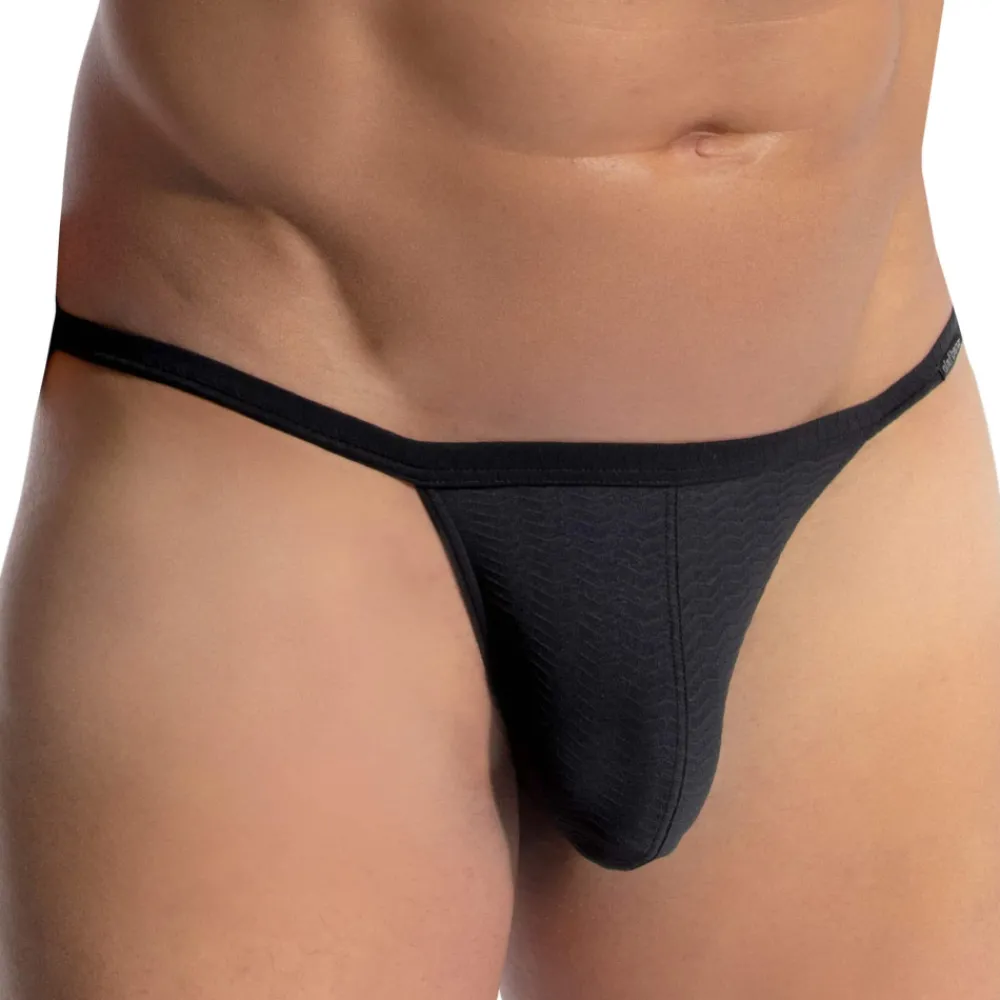 Olaf Benz Slips Tanga|Slips-Slip Tanga Rio RED 2476 Noir