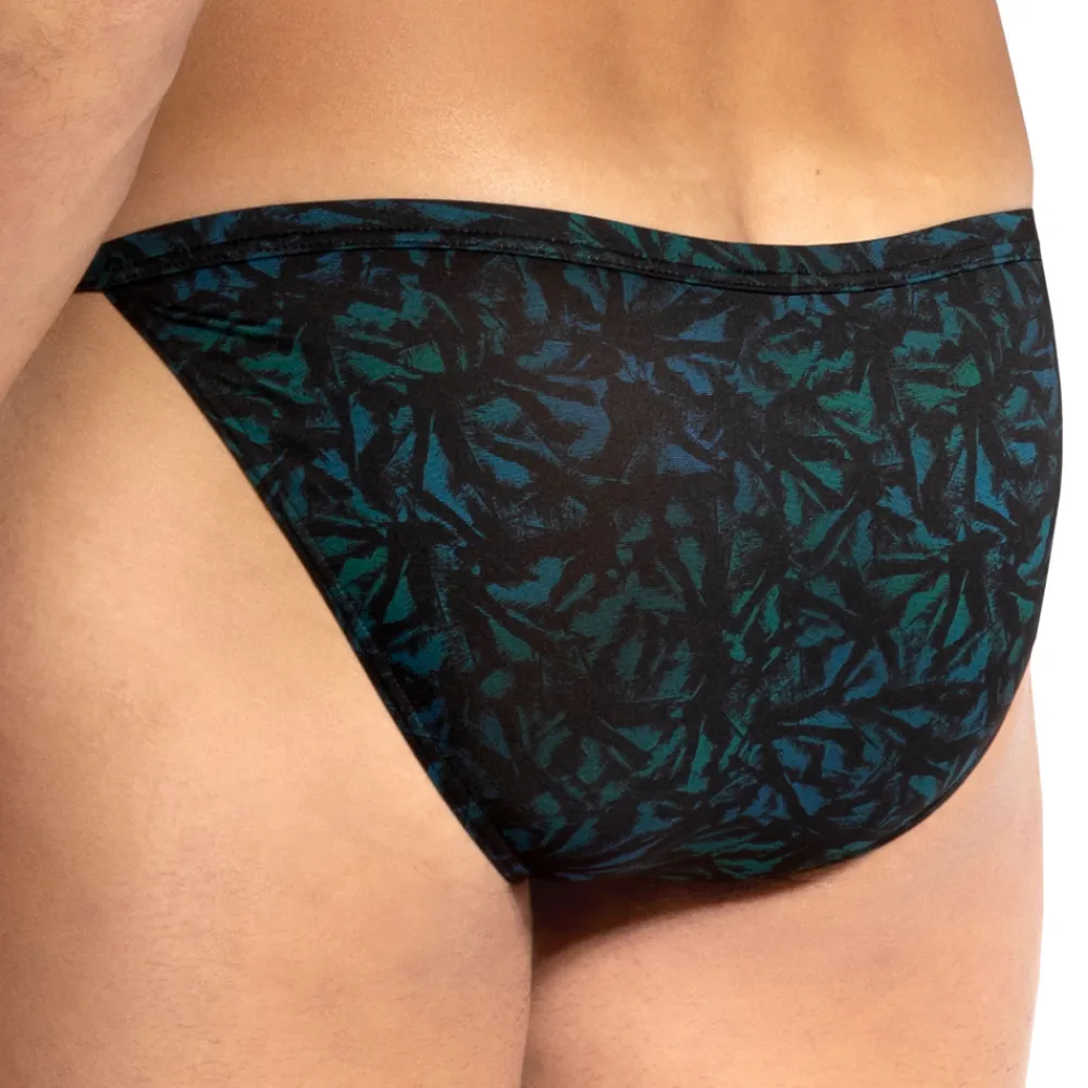 Olaf Benz Slips Tanga|Slips-Slip Tanga Rio RED 2502 Noir - Bleu