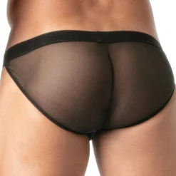 TOF Paris Slips Sexy-Slip Tanga Transgressiv Noir