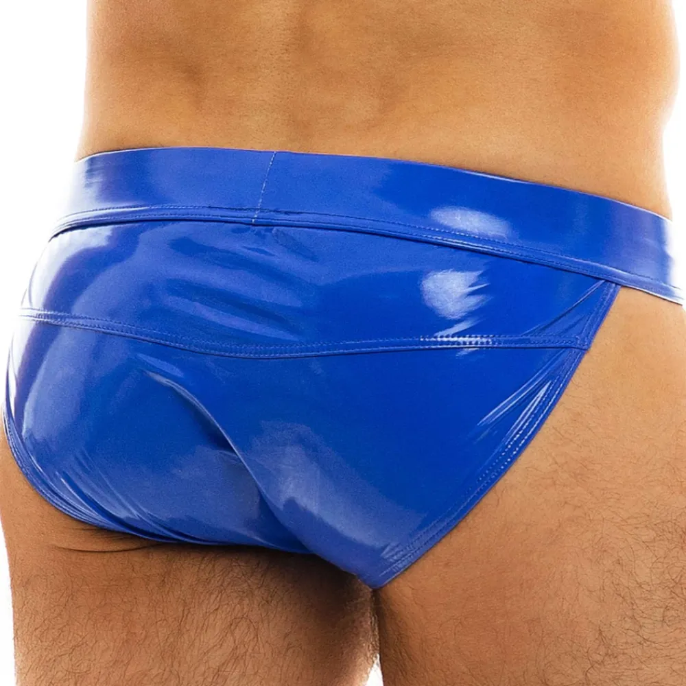 Modus Vivendi Slips Sexy-Slip Tanga Viral Vinyle Bleu Roi