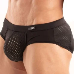 TOF Paris Sous-Vêtements Sport|Slips-Slip Tentation Microfibre Noir