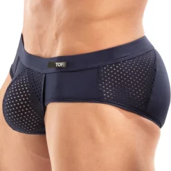 TOF Paris Sous-Vêtements Sport|Slips-Slip Tentation Microfibre Marine