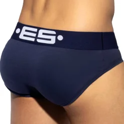 ES Collection Fesses Rondes|Slips-Slip WonderBrief Back Up Bleu Marine