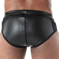 TOF Paris Slips Sexy-Slip Zippé Kinky Noir