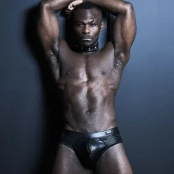 TOF Paris Slips Sexy-Slip Zippé Kinky Noir