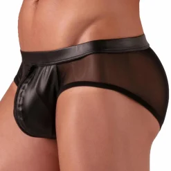 Absolu Male Slips Sexy-Slip Zipped Rebel Noir