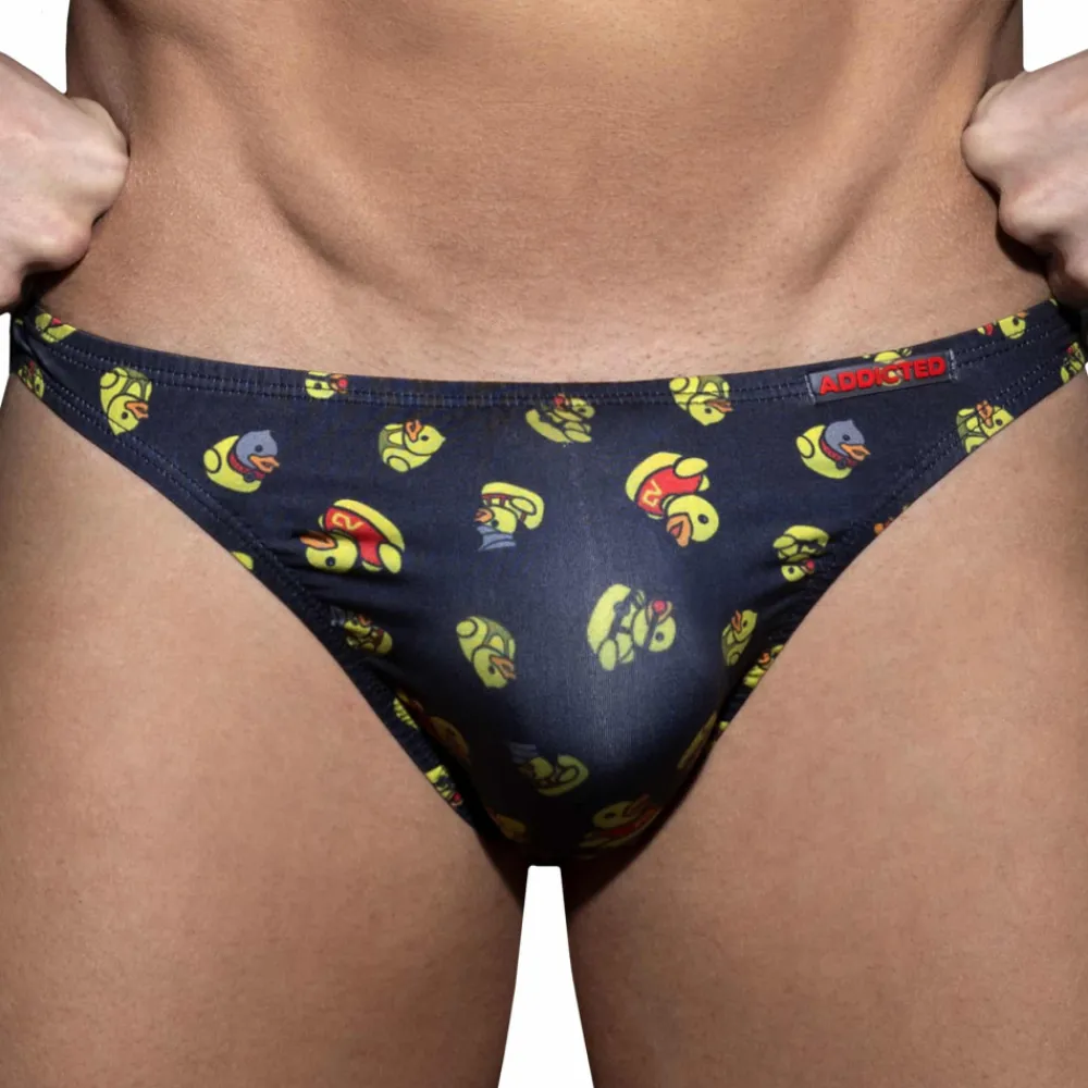 AD Fetish Strings-String AD Duckies Noir