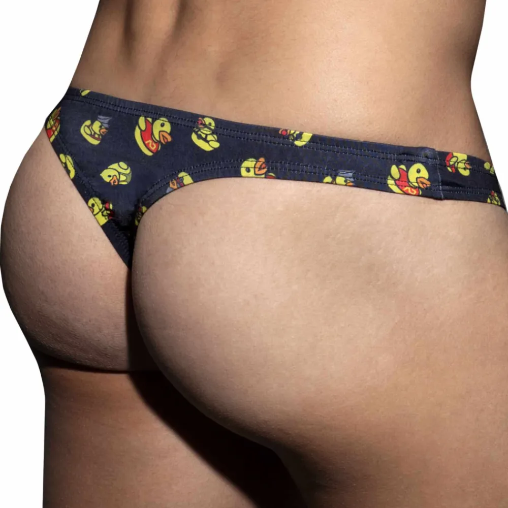 AD Fetish Strings-String AD Duckies Noir