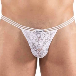 Lookme Strings-String All Square Blanc