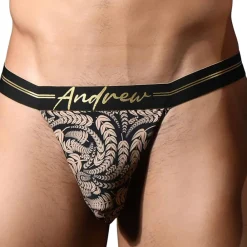 Andrew Christian Strings|Poche Ergonomique-String Almost Naked Laurel Leaf