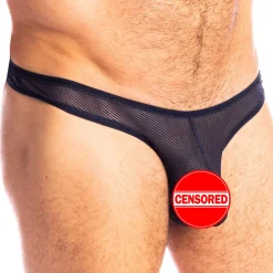 L'Homme invisible Strings-String Bikini Bleu Nuit