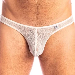 L'Homme invisible Strings-String Bikini Ninth Cloud Blanc Cassé