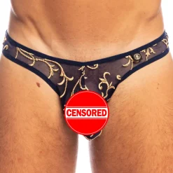 L'Homme invisible Strings-String Bikini Nuit Baroque