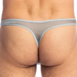 L'Homme invisible Strings|Poche Ergonomique-String Bikini Ocean Mist Bleu Gris