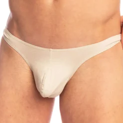 L'Homme invisible Strings-String Bikini Stellar Dust Crème