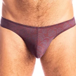 L'Homme invisible Strings-String Bikini Talisman Mauve
