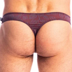 L'Homme invisible Strings-String Bikini Talisman Mauve