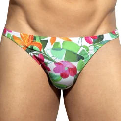 ES Collection Strings-String Bold Flowers Blanc